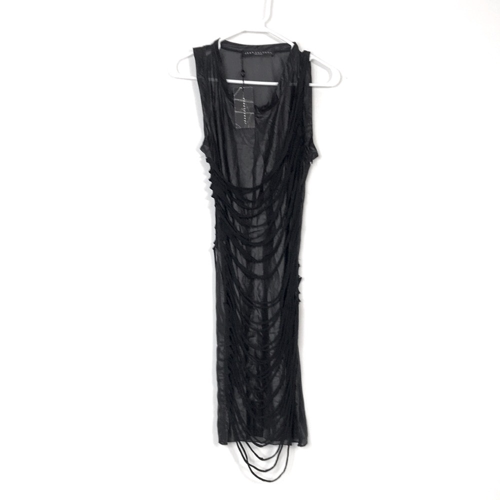 Jean Colonna sleeveless evening dress